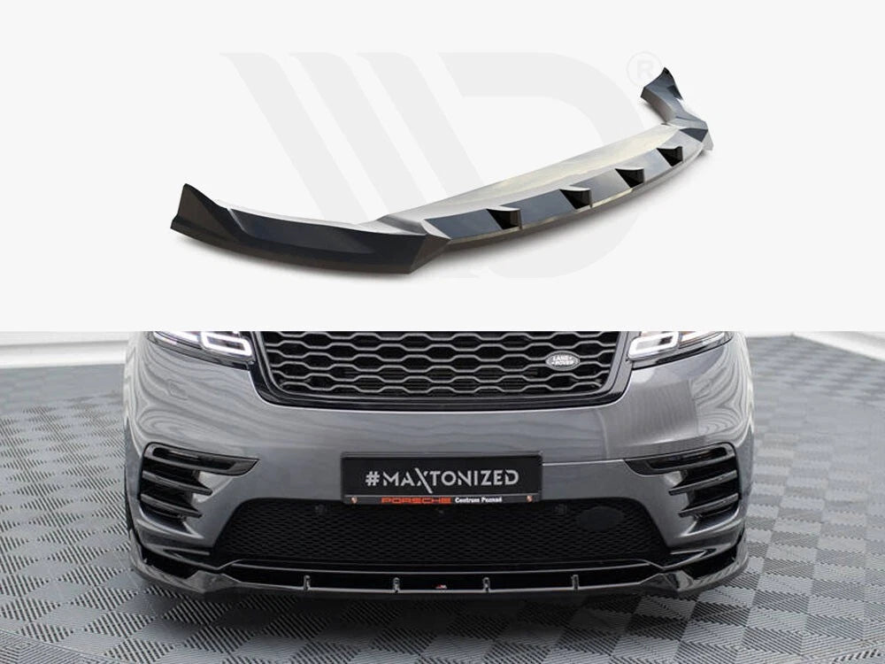 SPLITTER SUITABLE FOR VW GOLF 8 GTI GTD RLINE LOOK GLOSSY BLACK SPORTY DESIGN 