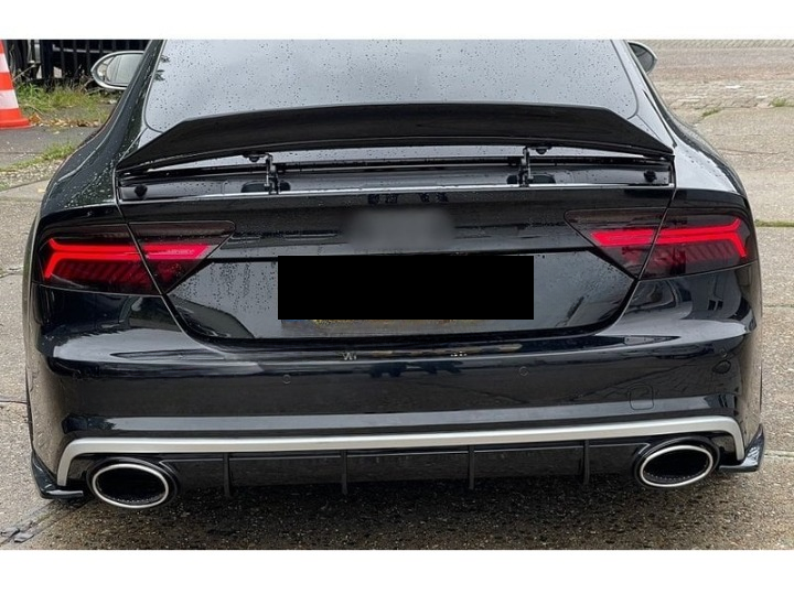 💫ART.5312 DIFFUSORE DOPPIO OUTLET SPORTIVA adatto per AUDI A7 C7 14-18💫