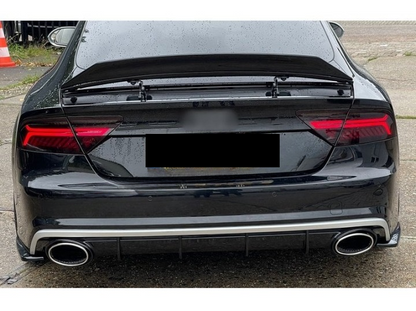 💫ART.5312 DIFFUSORE DOPPIO OUTLET SPORTIVA adatto per AUDI A7 C7 14-18💫