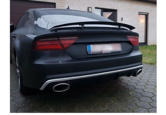 💫ART.5312 DIFFUSORE DOPPIO OUTLET SPORTIVA adatto per AUDI A7 C7 14-18💫