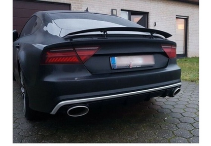 💫ART.5312 DIFFUSORE DOPPIO OUTLET SPORTIVA adatto per AUDI A7 C7 14-18💫