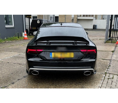 💫ART.5312 DIFFUSORE DOPPIO OUTLET SPORTIVA adatto per AUDI A7 C7 14-18💫