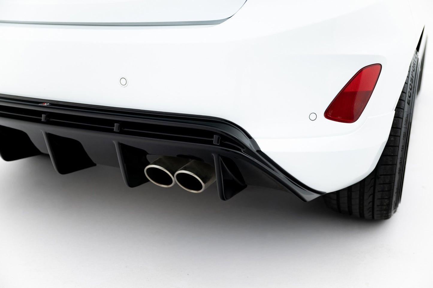💫Street+ Diffusore Posteriore V.2 per Ford Fiesta Mk8 ST 2018+ Nero Lucido💫