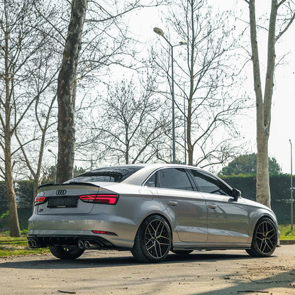 🔥REAR DIFFUSER ADATTO PER AUDI A3 SEDAN 8V FACELIFT 2016–2020🔥