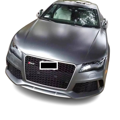 💫ART.4585 Griglia adatto per Audi A7/RS7 Nero Lucido, Argento e Grigio 12-15💫