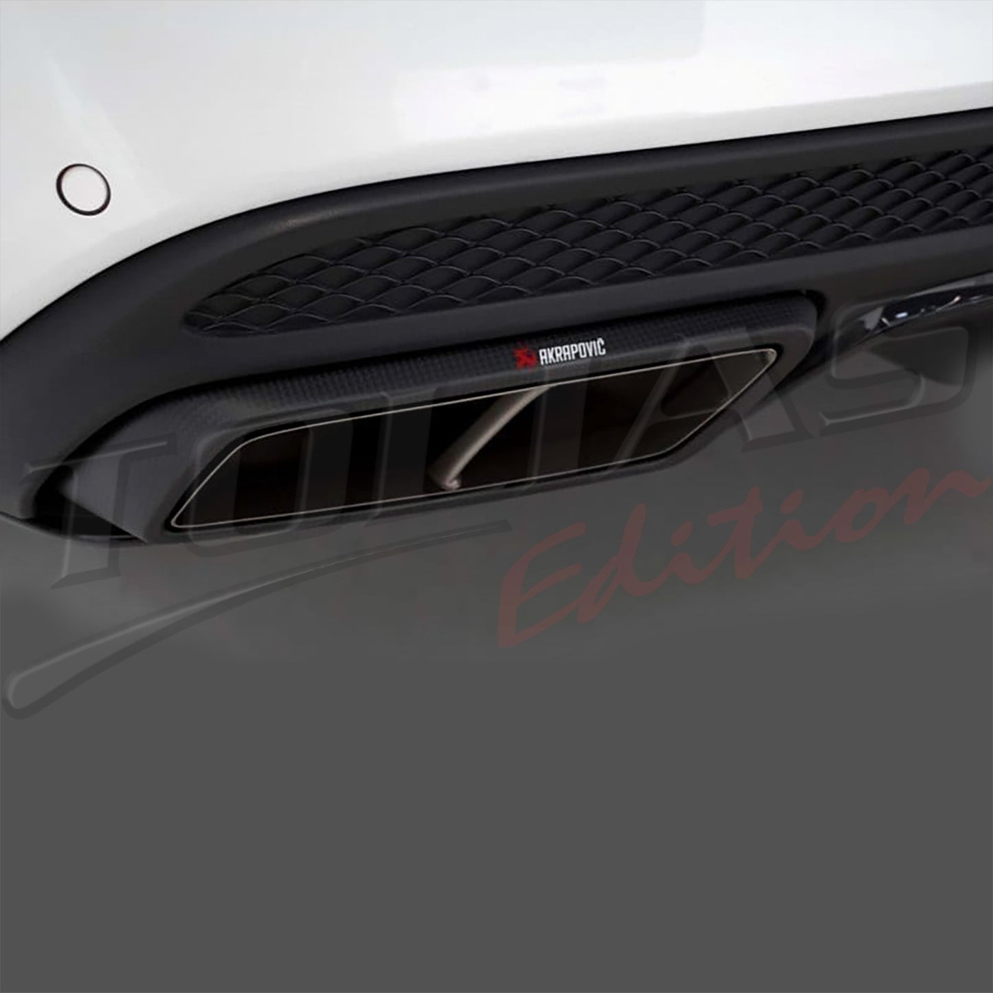 TERMINALI DI SCARICO DOPPI TIPO AKRAPOVIC COMPATIBILE PER ALFA ROMEO GIULIA