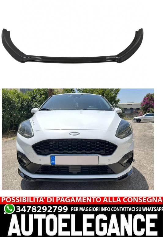 splitter paraurti anteriore adatto per Ford Fiesta Mk8 ST / ST-Line (2017-