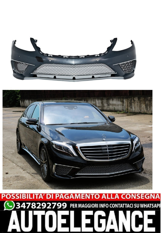 Front bumper suitable for Mercedes S-Class W222 (2013-06.2017) S65 Design