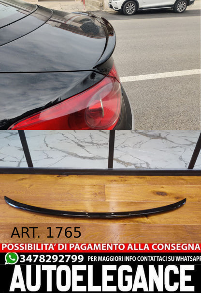 REAR SPOILER SUITABLE FOR PASSAT CC 2012-2017 GLOSSY BLACK 