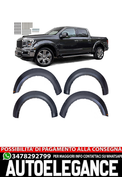 6" Wheel Arch Fender Extension Set For Ford F150 2014-2020