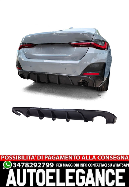 Diffusore posteriore Nero Lucido per BMW Serie 4 G26 Gran Coupé 420 430