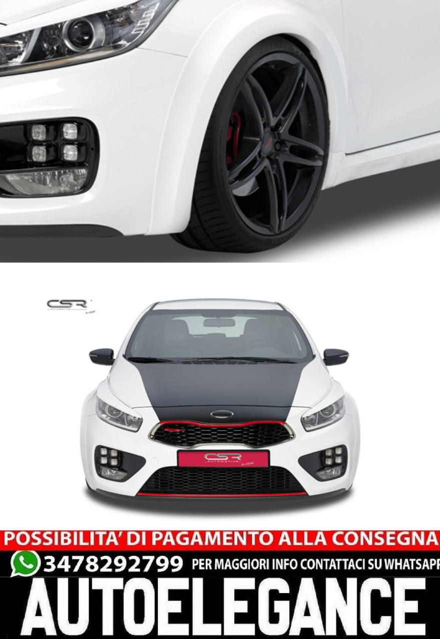 Parafanghi anteriori per KIA cee´d / pro_cee´d (JD)