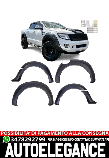 Set estensioni del passaruota parafango da 9 pollici adatto per Ford Ranger T6