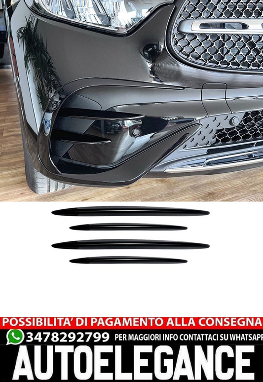 Alette della griglia del paraurti adatte per Mercedes X254 C254 Classe GLC con pacchetto AMG-Line