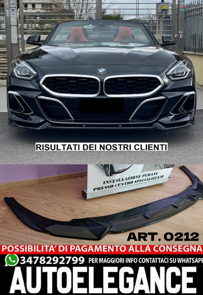 SPLITTER SUITABLE FOR BMW Z4 G29 2018+ M LOOK GLOSSY BLACK SPORTY DESIGN 