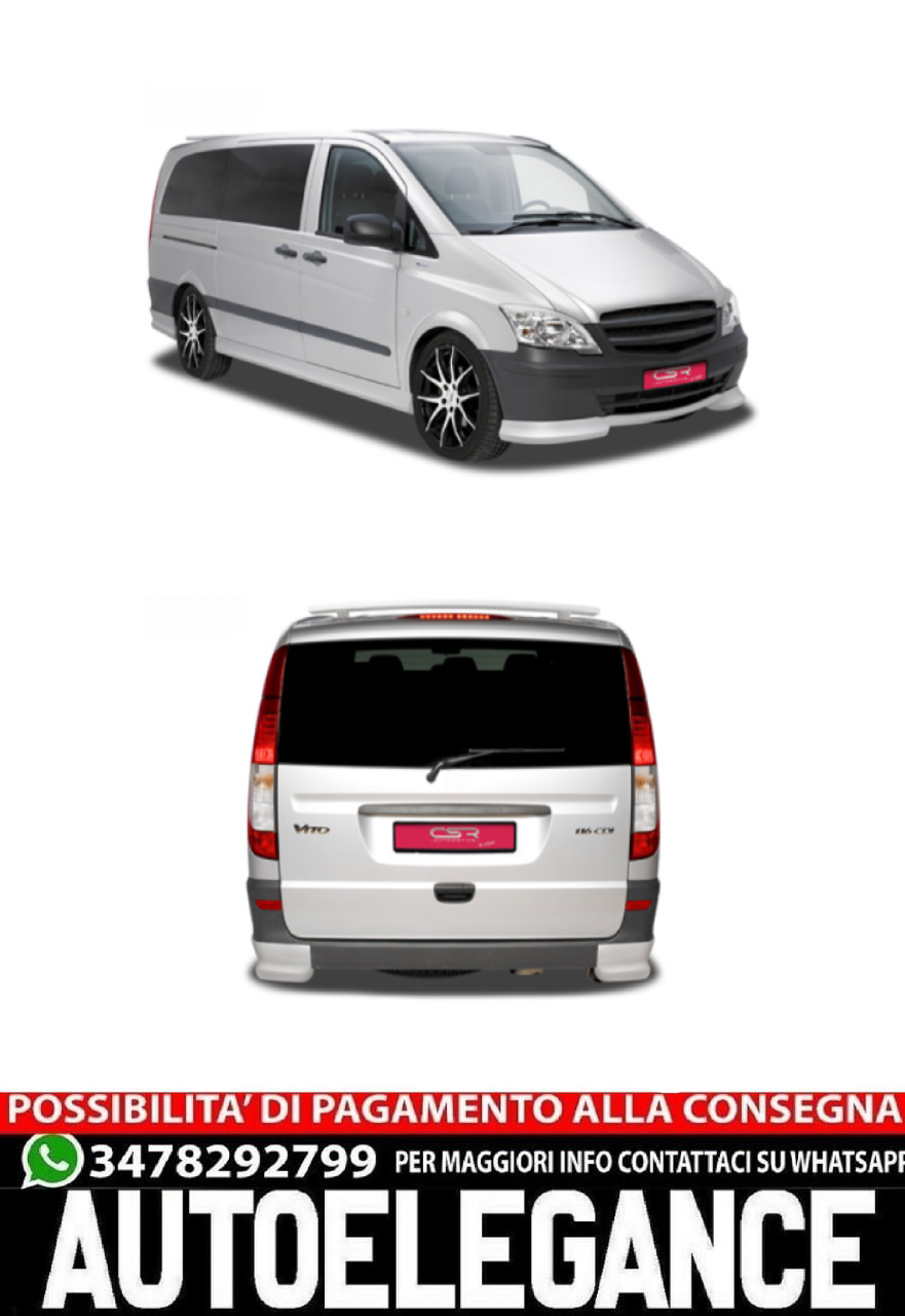 Bodykit Tuning Spoiler Set for Mercedes-Benz Vito W639 V639