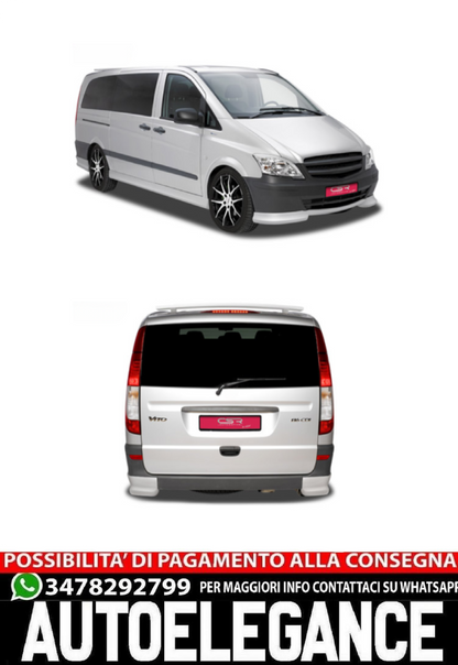 Bodykit Tuning Spoiler Set for Mercedes-Benz Vito W639 V639