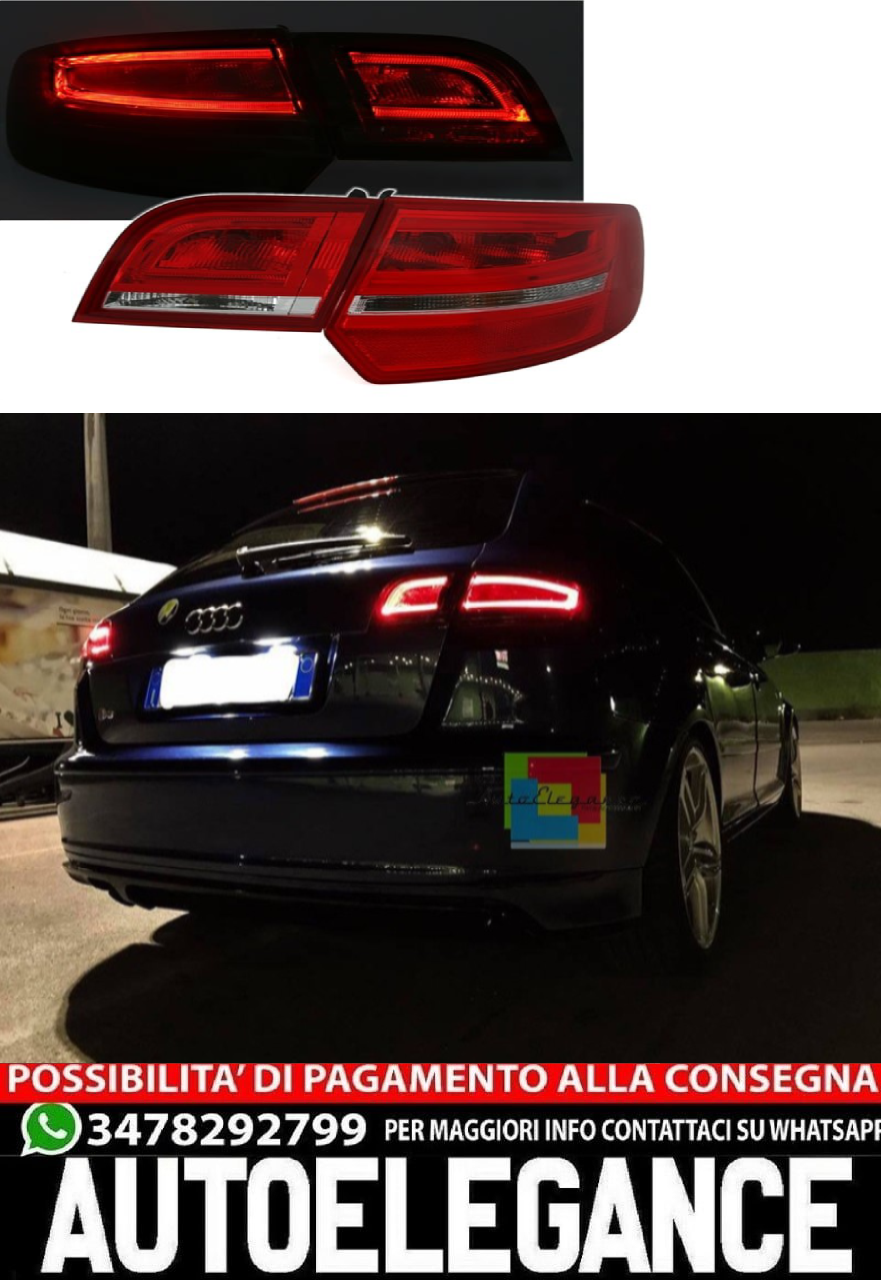 LED rear lights suitable for A3 8p restyling sportback 