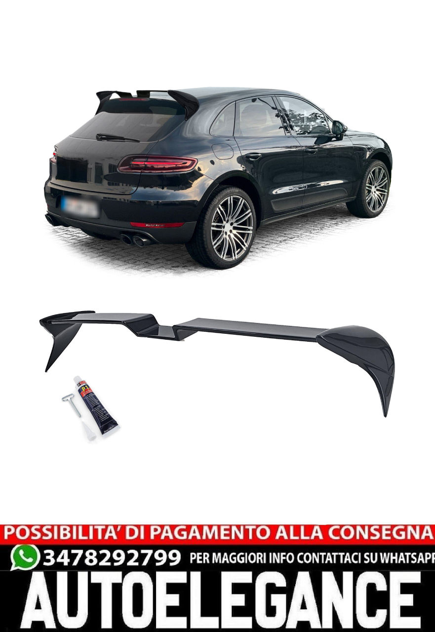 Gloss Black Performance Roof Spoiler Suitable for Porsche Macan 2014-2018 