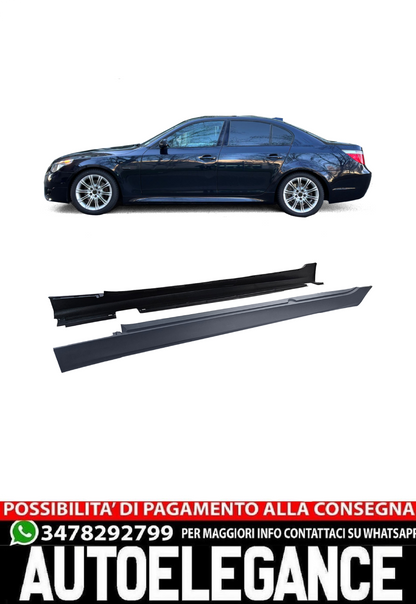 Minigonne laterali sportive adatte per BMW serie 5 E60 berlina E61 Touring 03-10