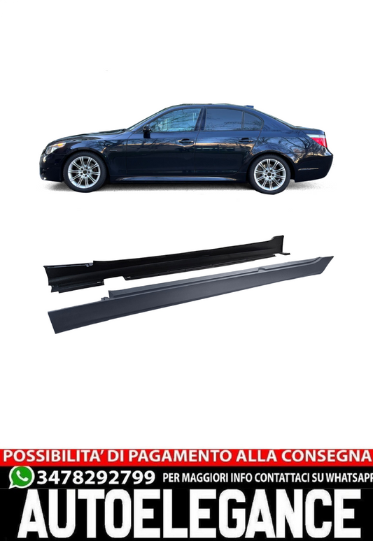 Minigonne laterali sportive adatte per BMW serie 5 E60 berlina E61 Touring 03-10