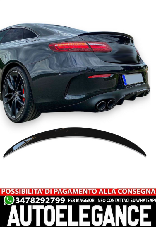 SPOILER POSTERIORE NERO LUCIDO per Mercedes C238 Classe E Coupé 2016-2022