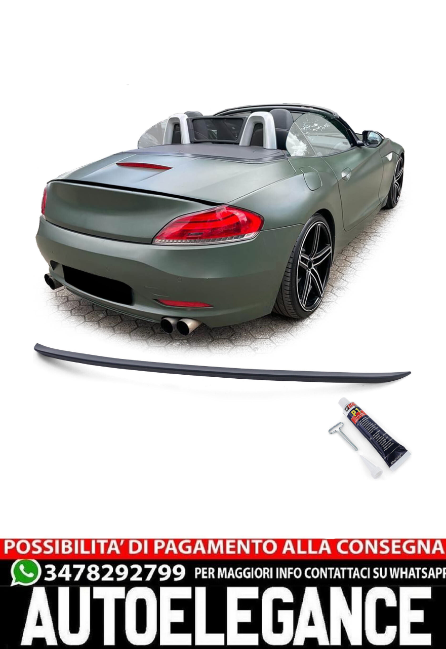 Spoiler posteriore sportivo nero opaco adatto per BMW Z4 E89 09-17