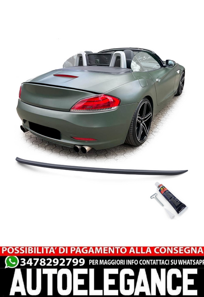 Spoiler posteriore sportivo nero opaco adatto per BMW Z4 E89 09-17