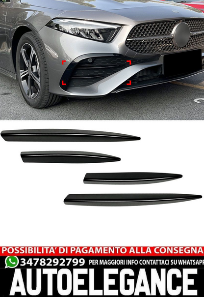 Alette della griglia del paraurti per Mercedes W177 Classe A restyling