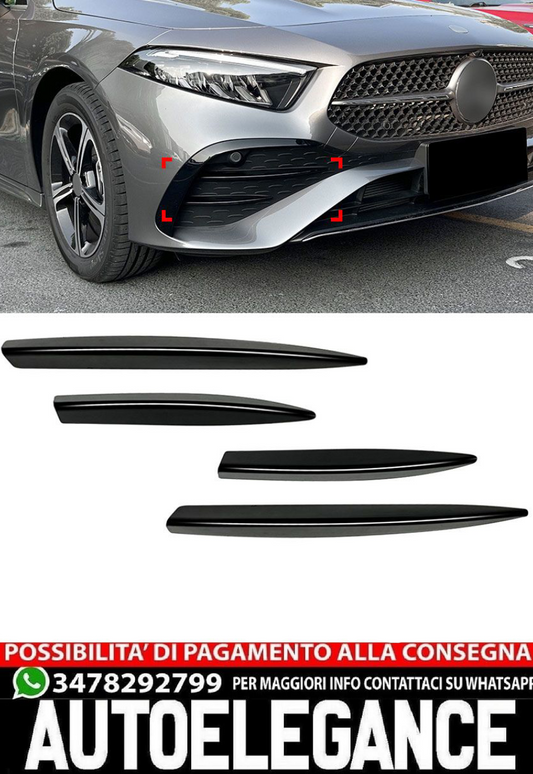 Alette della griglia del paraurti per Mercedes W177 Classe A restyling