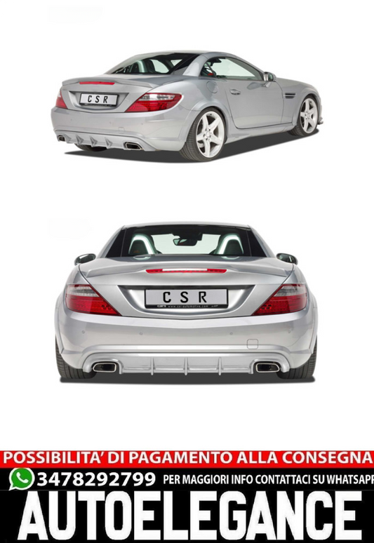 Diffusore posteriore per Mercedes-Benz SLK R172 AMG-Line