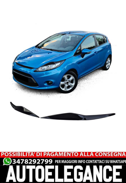 Evil Eye Gloss Black Headlight Covers for Ford Fiesta 2008-2012
