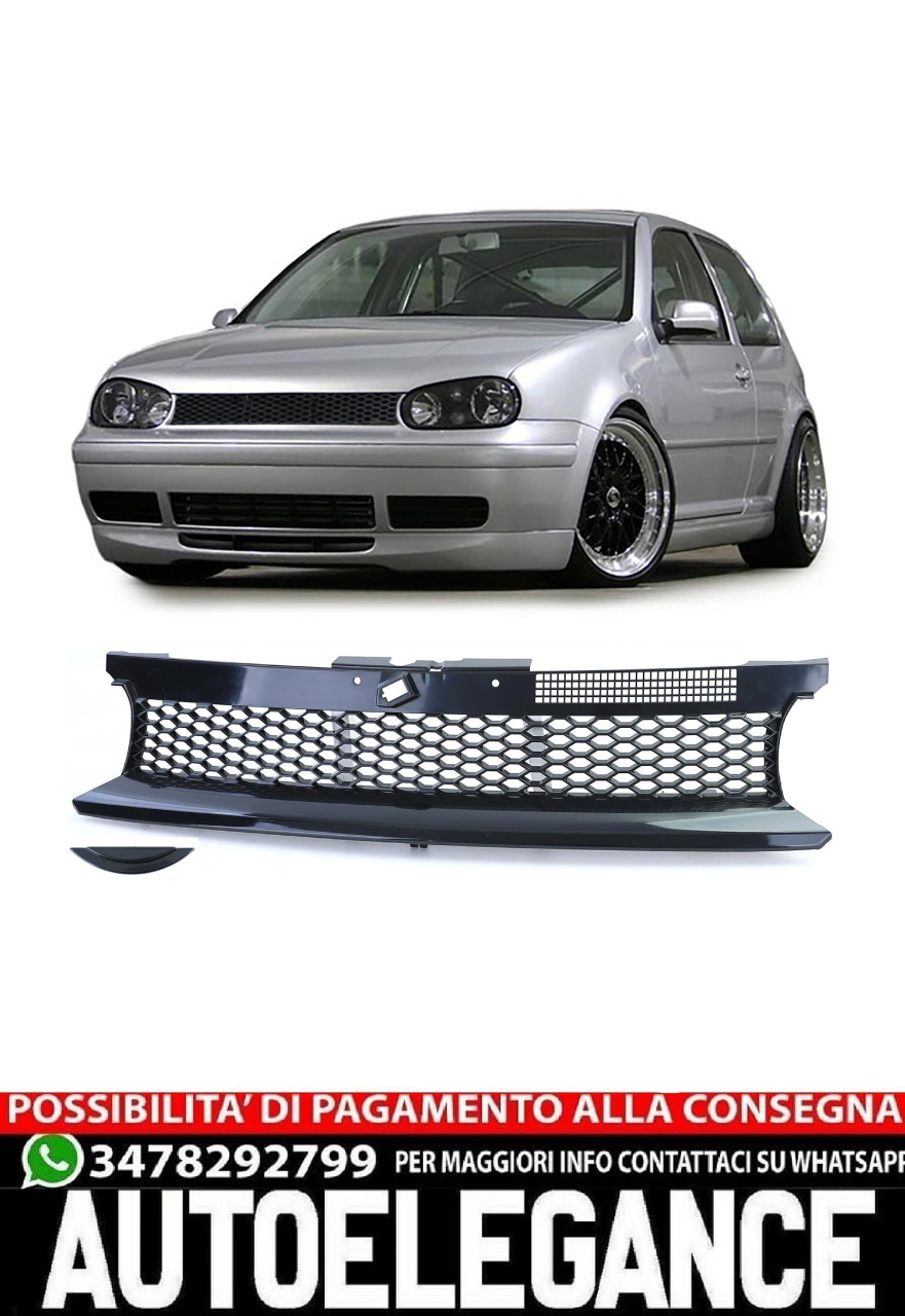 Griglia del radiatore nido d'ape senza stemma per VW Golf 4 Limo Variant Cabrio