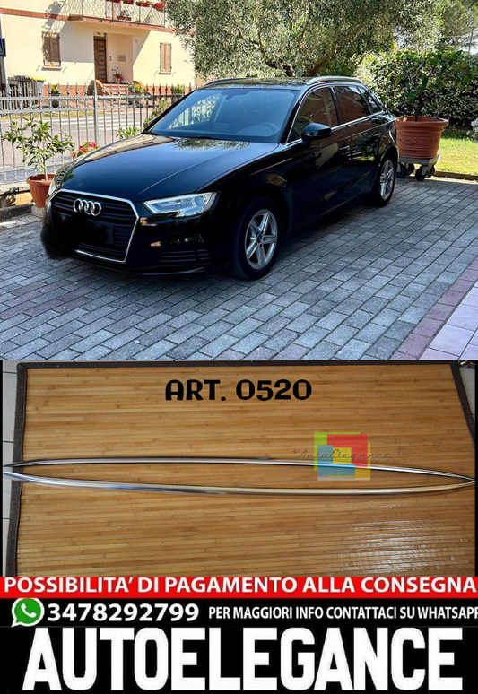 BARRE SUL TETTO PER AUDI A3 8V SPORTBACK 2012+ MANCORRENTI ALLUMINIO .-