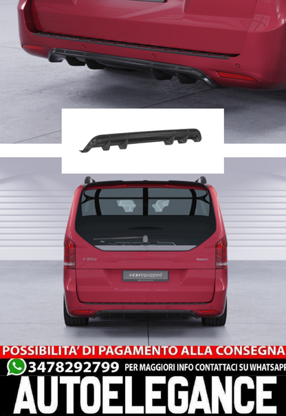 Rear Diffuser for Mercedes-Benz V-Class 447 2021+