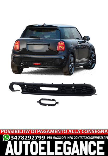 Diffusore posteriore per paraurti JCW per Mini Cooper One D F55 F56 F57 2014-2020