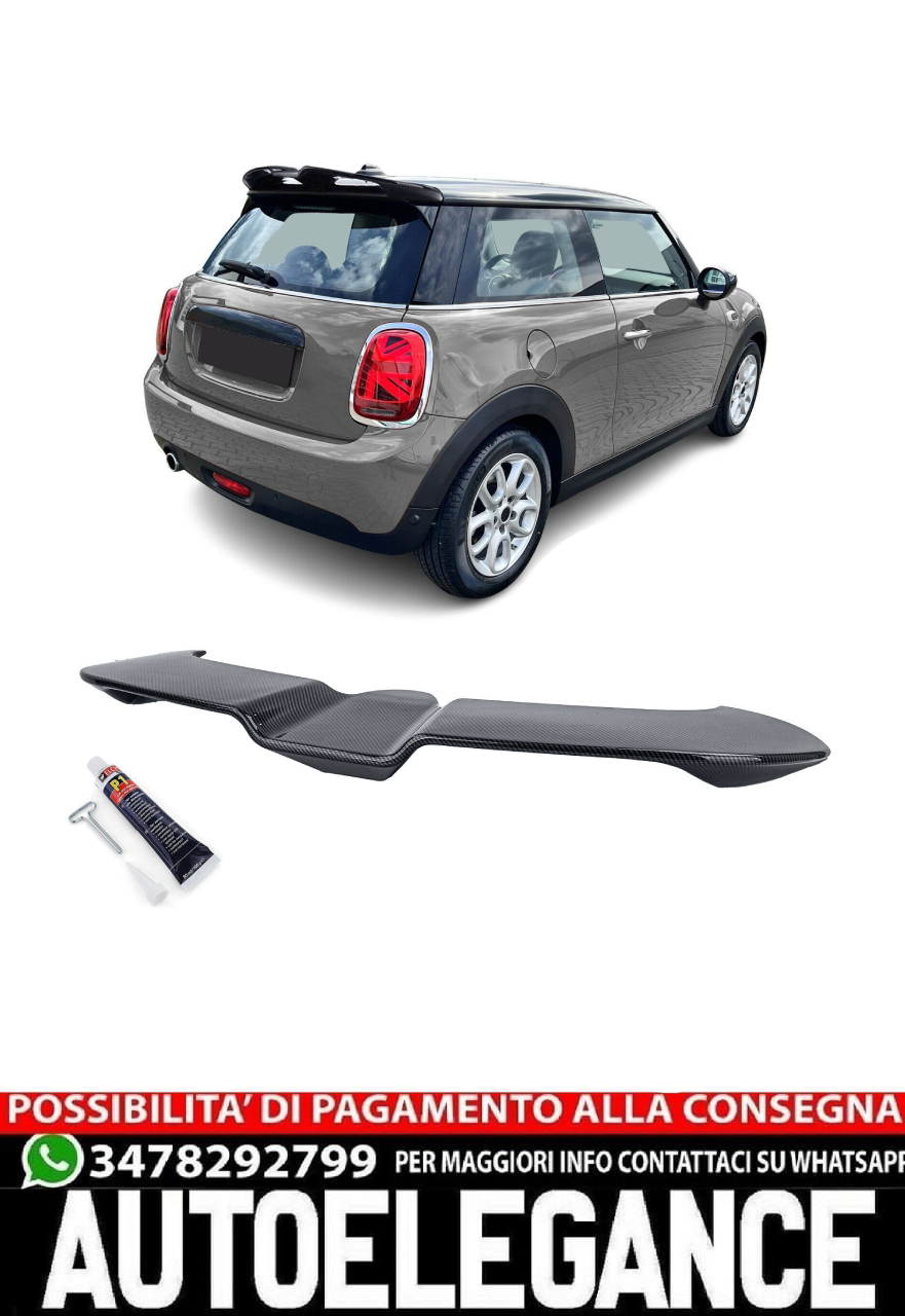 Carbon Look Rear Spoiler for Mini One Cooper F55 F56 from 2013