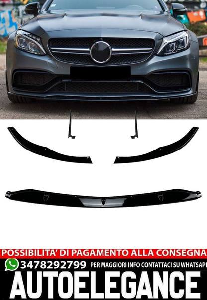 Spoiler anteriore per Mercedes W205 S205 C205 A205 solo C63 AMG