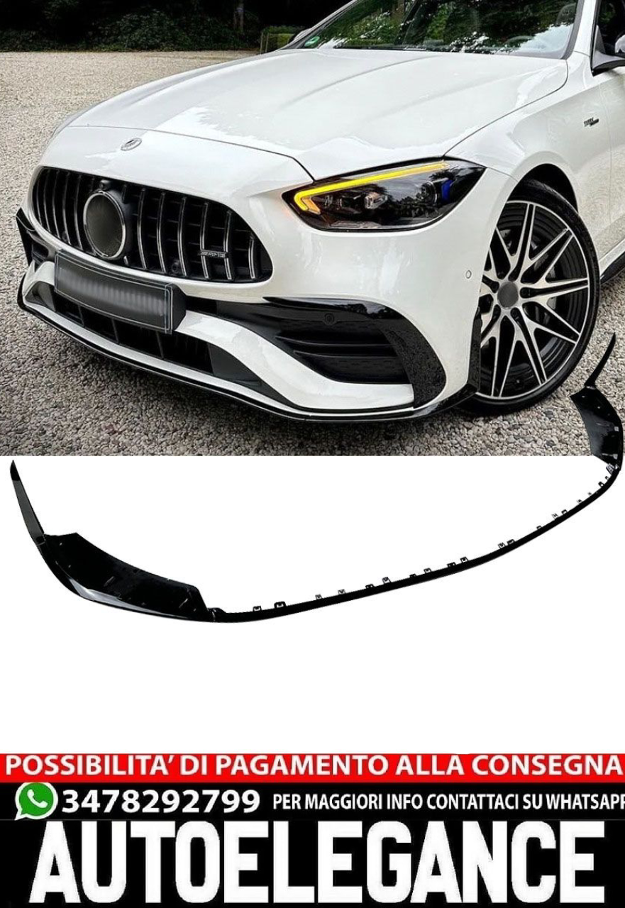 Front Spoiler for Mercedes W206 S206 with AMG Line 