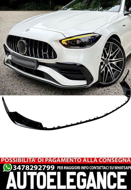 Front Spoiler for Mercedes W206 S206 with AMG Line 