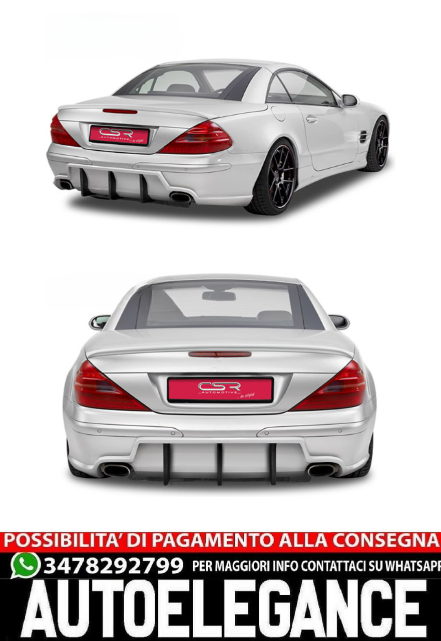 Diffusore posteriore per Mercedes-Benz SL-Klasse R230