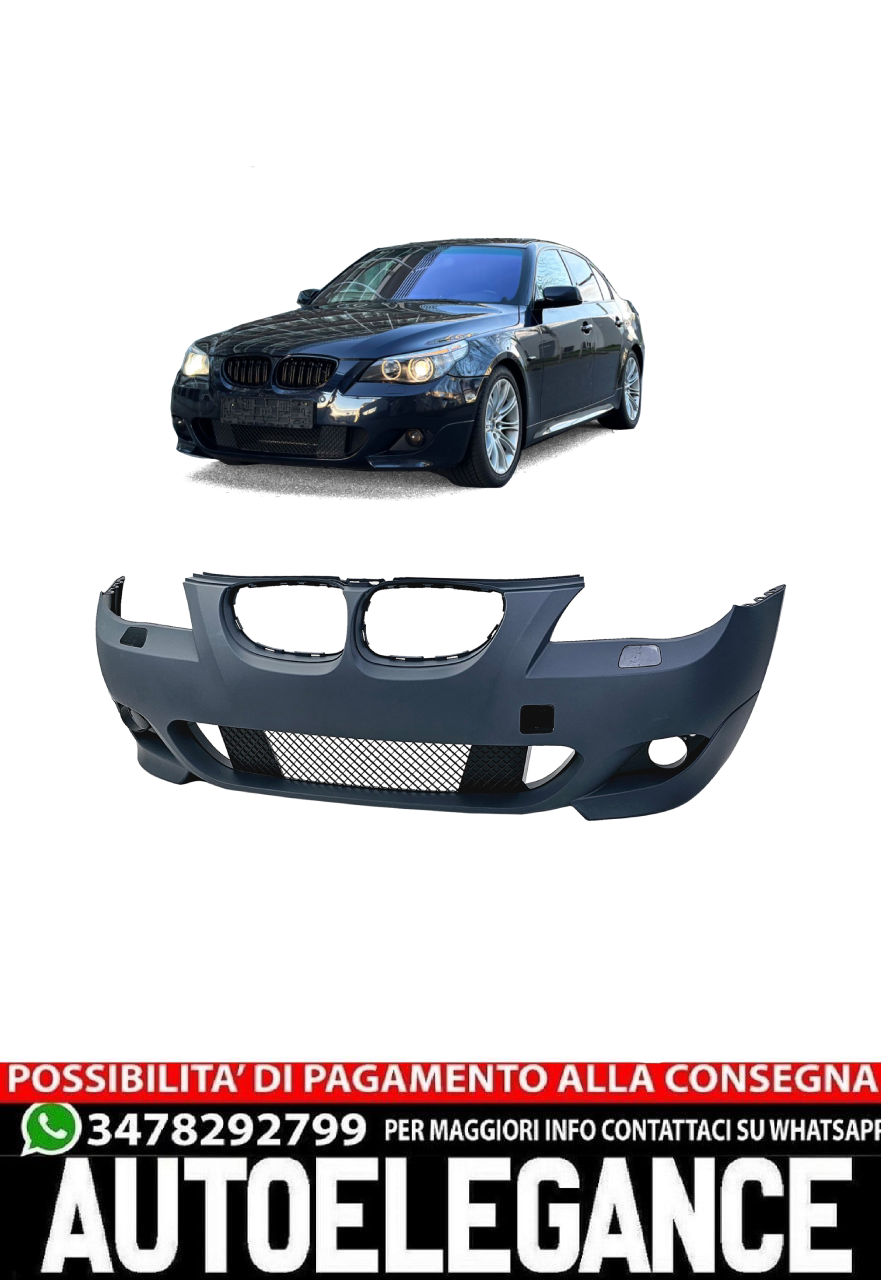 Paraurti anteriore sportivo per serie 5 BMW E60 berlina E61 Touring 03-07