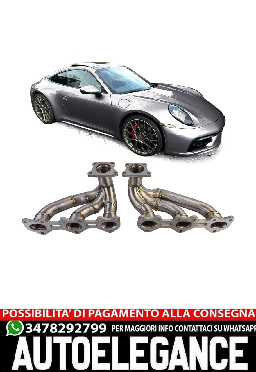 Stainless Steel Racing Manifold for Porsche 992 Carrera 3.0L 2019+ 