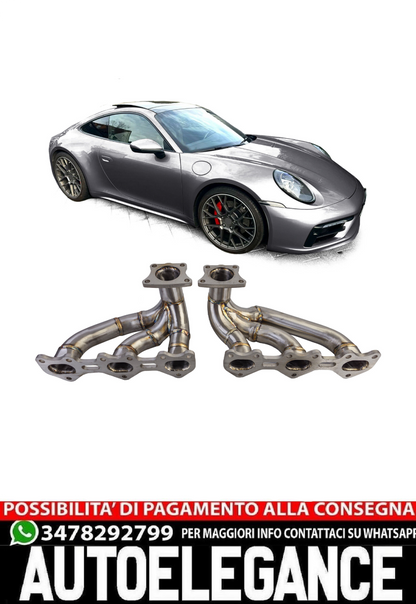 Stainless Steel Racing Manifold for Porsche 992 Carrera 3.0L 2019+ 