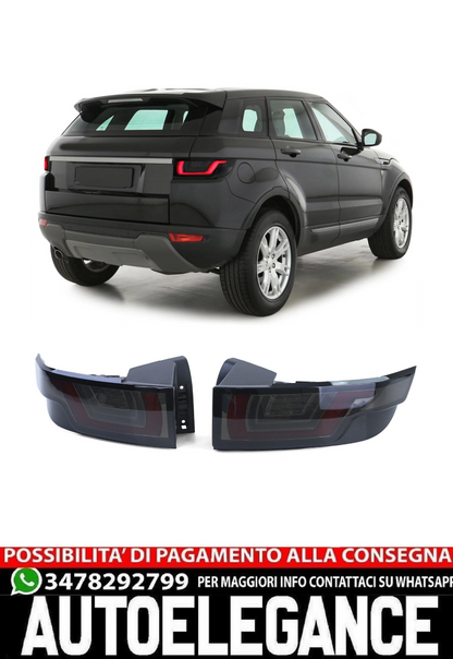 Fanali posteriori a barra LED nero per Range Rover Evoque 11-15