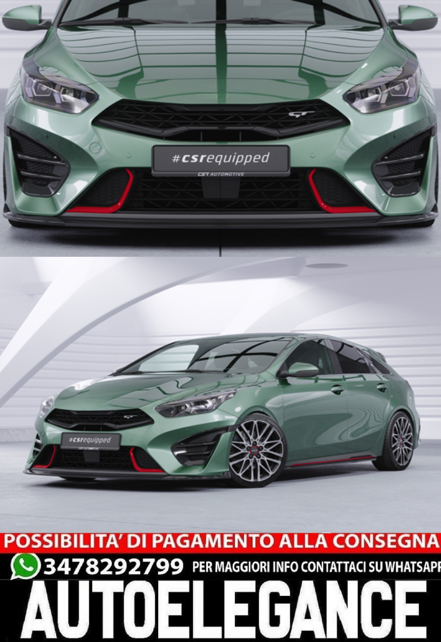 Front spoiler with ABE for Kia ProCeed (CD) GT