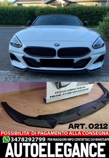 SPLITTER ADATTO PER BMW Z4 G29 2018+ LOOK M NERO LUCIDO DESIGN SPORTIVO