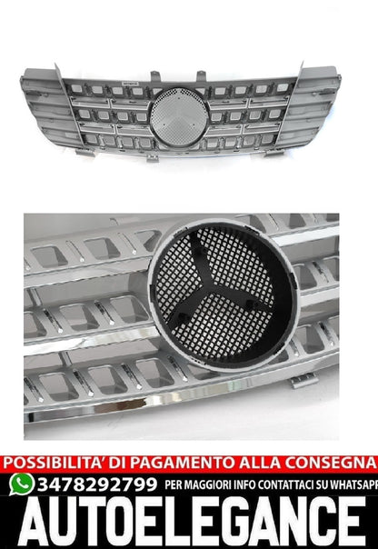 GRIGLIA SPORT SILVER CHROME ADATTO PER  MERCEDES W164 05-08