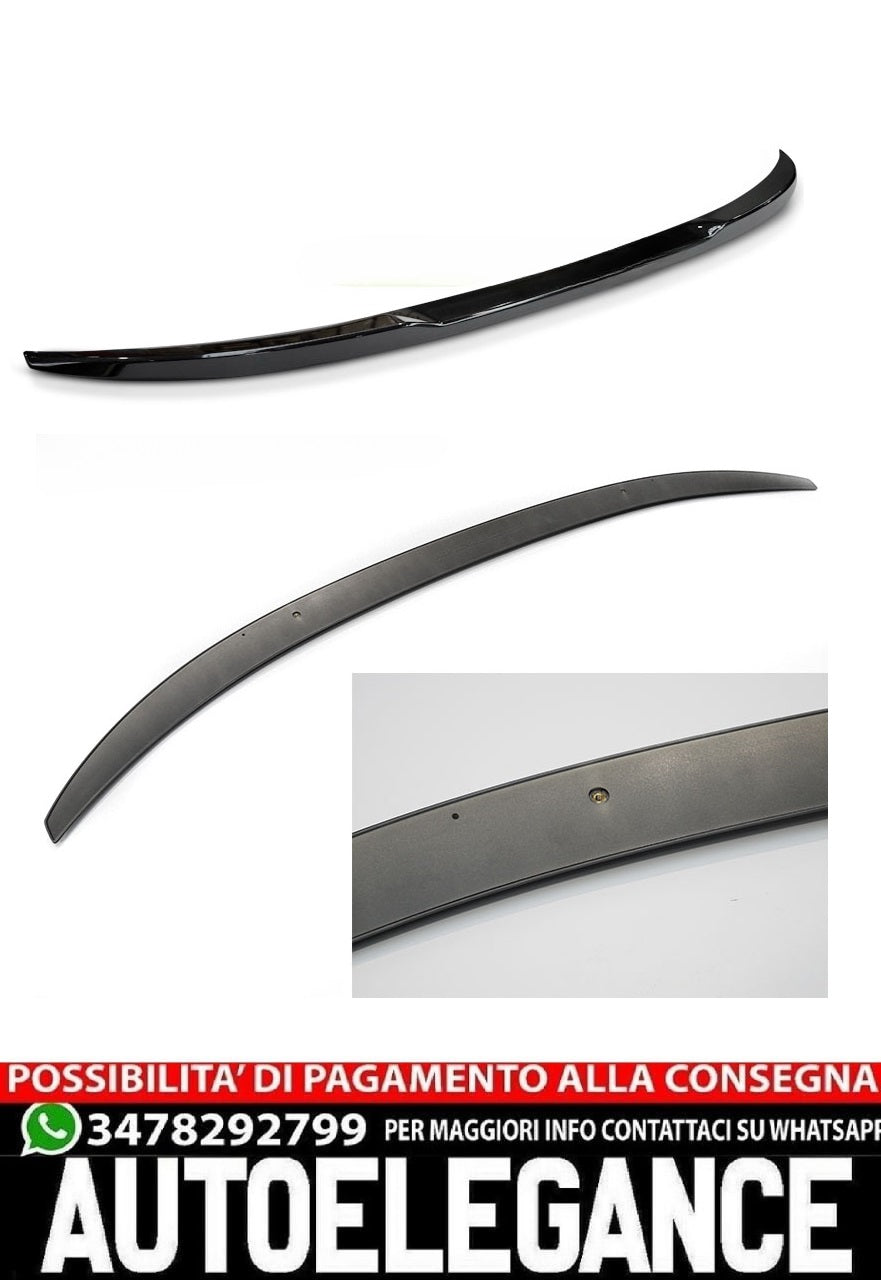 Nero lucido Maxton Style Spoiler sul tetto posteriore Ala per