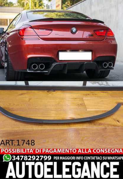 SPOILER BAGAGLIAIO ADATTO PER SERIE 6 F12 F13 2011-2017 COUPE CABRIO LOOK M GREZZO